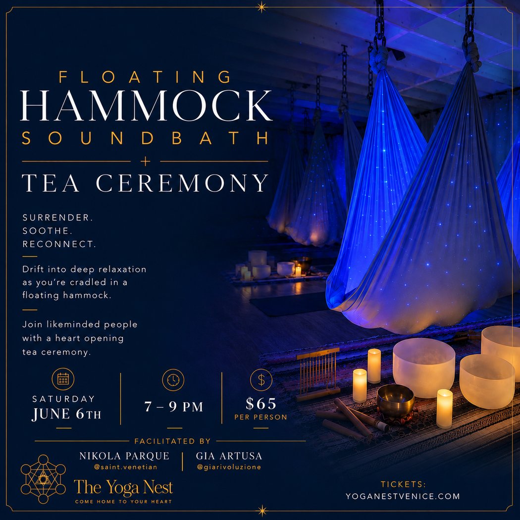 Floating Hammock Soundbath & Tea Ceremony 1